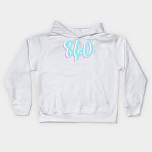 Connecticut 860 Area Code Kids Hoodie